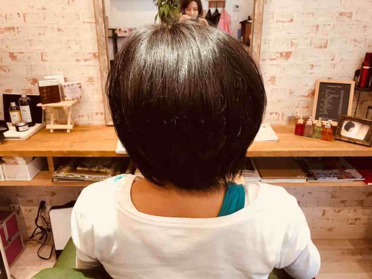  山口市 美容室 美容院 シューケット/60cmのヘアドネーション/髪の毛/寄付/女性スタッフ/個人